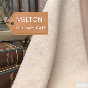 MELTON / UNIFLOCK -  LEITE COM CAFÉ (50 X 80 CM)