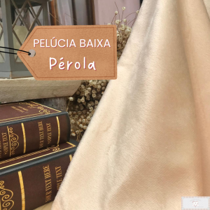 PELÚCIA BAIXA - PÉROLA (50 X 75 CM)
