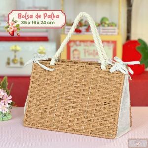 Bolsa de Palha - Média (1UN) 35 X 16 X 24 CM