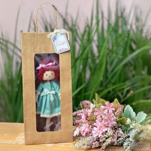 SACOLA PARA BONECA COM VISOR P - 38 X 16 X 8 CM - (1UN)