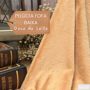 PELÚCIA ULTRASOFT FOFA BAIXA - DOCE DE LEITE (50 X 75 CM)