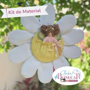 Bem Vinda  Margarida - KIT DE MATERIAL (Sem Projeto!) Clube Bonecar ABRIL 2026
