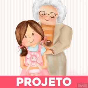 PROJETO DO LIVRO VIA CORREIO - VOVÓ TERESA, CAROL E FLORA