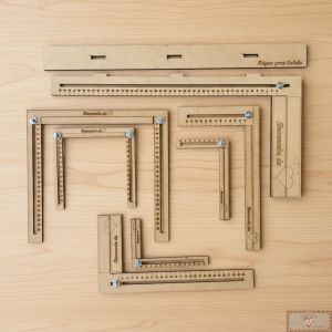 Combo COMPLETO de Réguas de Cabelo - 7 ITENS!