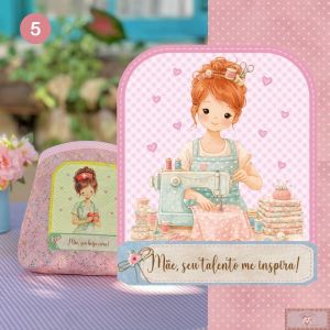 Estampe E Crie - Dia das Mães 05 - "Mãe, seu talento me inspira"