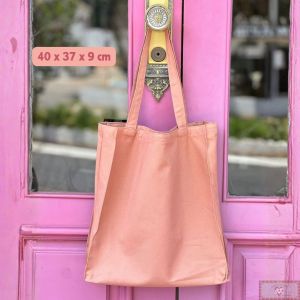 EcoBag 100% Algodão - Rosê (1UN) 40 X 37 X 9 CM