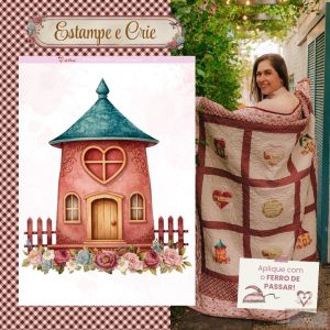 Estampe E Crie - Casa Aconchegante 05 - Casinha Alta
