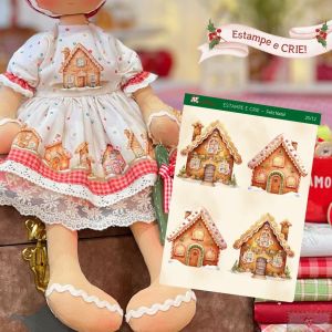 Estampe E Crie PP - Natal - Casinha 25 / 12