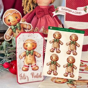 Estampe E Crie PP - Natal - Biscoitinhos 25 / 13