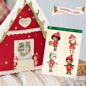 Estampe E Crie PP - Natal - Crianças 25 / 11