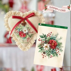 Estampe E Crie P - Natal - Arranjo Natalino 25 / 06