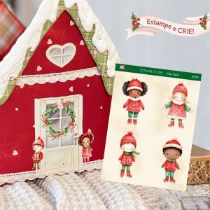 Estampe E Crie PP - Natal - Crianças 25 / 09