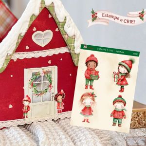 Estampe E Crie PP - Natal - Crianças 25 / 08