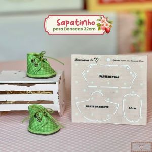 Gabarito de Sapato (para Bonecas 32cm) 1UN