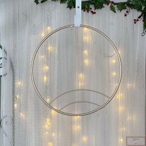 Guirlanda Decorativa de Ferro G - Ouro (42CM)