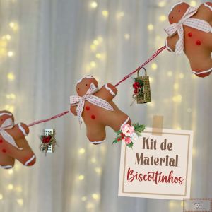Cordão de Biscoitinhos - KIT DE MATERIAL (Sem Projeto!)