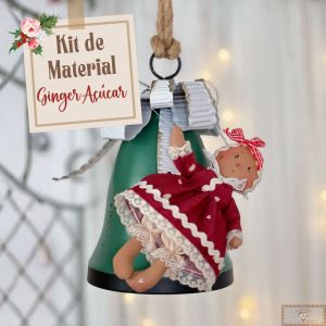 Mini Ginger Amor (Sino) - Kit de Material (SEM PROJETO)