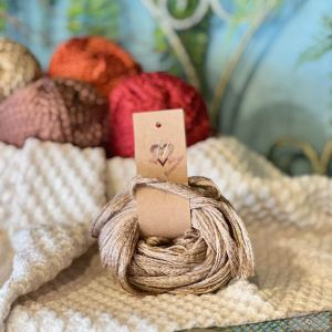 Lã IMPORTADA - Fio Rendado (20MT) - CASTANHO CLARO