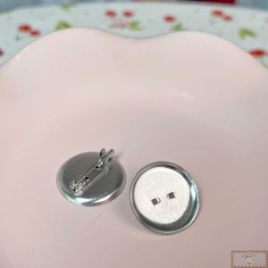 Base de Broche - PRATA (2UN)