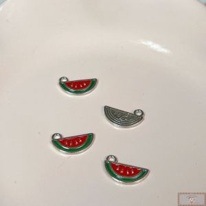 Pingentes de Melancia - Prata (4UN)