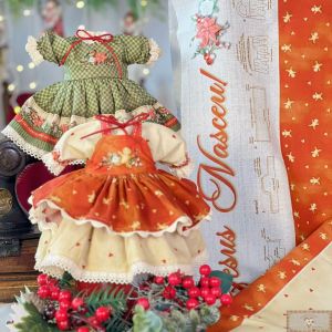 Painel para Vestido de Boneca Digital E10700 - DOCE NATAL