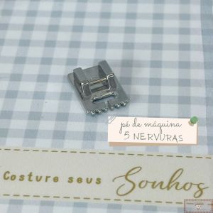 PÉ DE MÁQUINA - NERVURAS (5 NERVURAS)