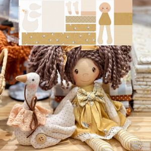 OCRE - Painel PET Dolls PATO C00594 - Faz 1 BONECA + 1 BICHINHO!