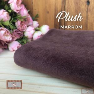 PLUSH LISO - MARROM (50X80CM)