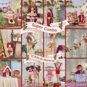 SUPER Combo de Kit's de Material - Livro de NATAL (Faça 12 PROJETOS!)