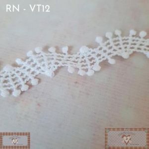 RN - VT12 - RENDA MINI ONDAS BRANCA (L: 1,6CM) - 1MT