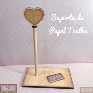 SUPORTE DE PAPEL TOALHA - AMOR