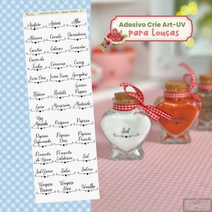 Adesivo Crie Arte-UV - TEMPEROS  (Transfer de Louça)