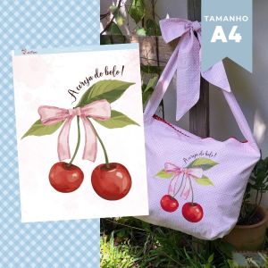 Estampe e crie GG - CEREJA