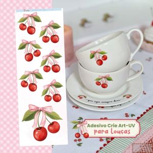 Adesivo Crie Arte-UV - CEREJA G (Transfer de Louça)