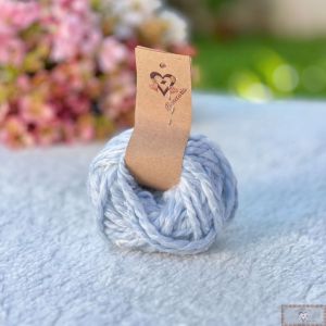 Lã IMPORTADA - Fio Doce (20MT) - Azul Tutti Frutti 