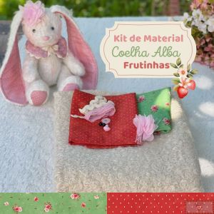 Coelha P Alba - KIT DE MATERIAL (Sem Projeto!)