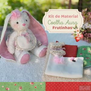 Coelha G Aura - KIT DE MATERIAL (Sem Projeto!)