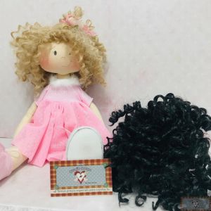 CABELO SINTÉTICO CACHEADO PERUCA - PRETO (1)