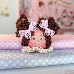 Cabeça Pronta Artesanal - Coque Duplo (1UN) CASTANHO