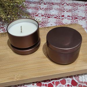 Mini Latinha para VELA - (1UN) Rosê